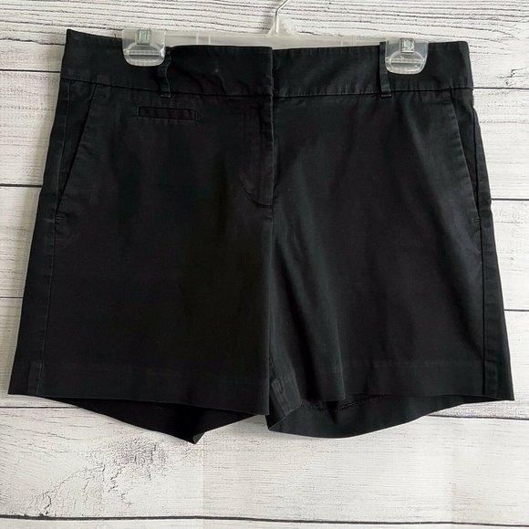Ann Taylor Pants - Ann Taylor Devin Fit Shorts Women's Size 8 Black Straightest Fit Slim Hip Thigh